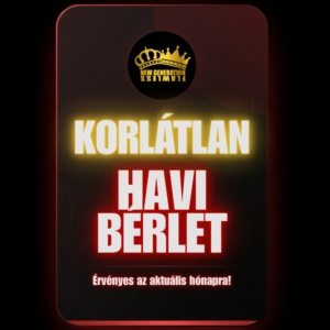 Táncoktatás havi bérlet